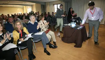 El conselleiro de Econom&iacute;a en la jornada destinada a emprendedores en Pant&oacute;n