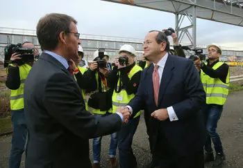 El presidente de la Xunta en su visita a Navantia