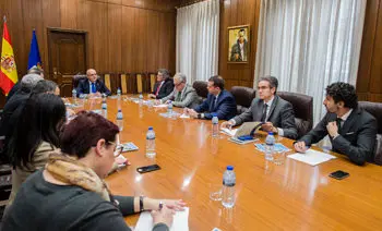 Reuni&oacute;n de Manuel Baltar con empresarios ourensanos.