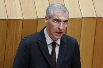 Francisco Conde, nunha intervenci&oacute;n no Parlamento gallego./C.P.