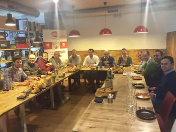 Desayuno de los j&oacute;venes empresarios de Ourense con Joss&eacute; Luis Prada.