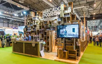 Stand del Mercado de la Cosecha en el Sal&oacute;n Gourmets de Madrid.