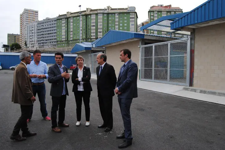 Visita del presidente de la Autoridad Portuaria de A Coru&ntilde;a y la conselleira de Mar a las instalaciones destinadas