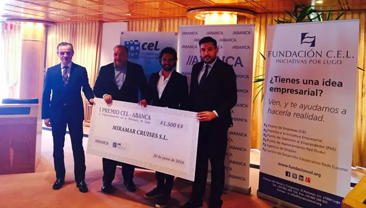 Miramar Cruises recibi&oacute; el I Premio CEL-Abanca de
