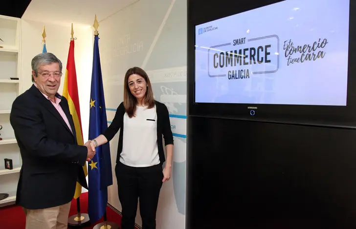 Jos&eacute; Mar&iacute;a Seijas y Sol V&aacute;zquez presentaron la campa&ntilde;a Smart Commerce./P.F.