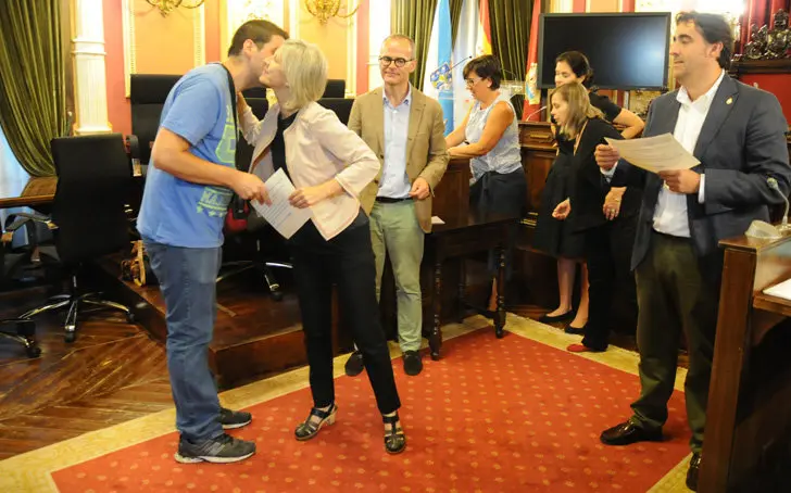 Entrega de diplomas del Programa Integrado de Empleo de Ourense./P.L.