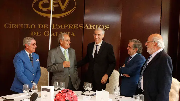 Encuentro de Francisco Conde con el C&iacute;rculo de Empresarios de Galicia.