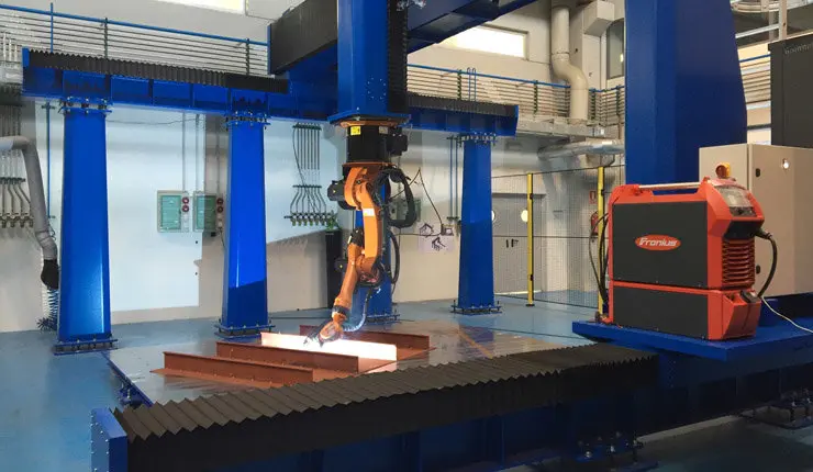 Celda robotizada &ldquo;low cost&rdquo; para la soldadura de estructuras navales desarrollado en el marco de la iniciativa Shipbuilding 4.0.