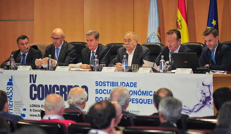 Inauguraci&oacute;n del IV Congreso de sostenibilidad social y econ&oacute;mica do sector pesqueiro, organizado pola Fundaci&oacute;n Rendemento Econ&oacute;mico M&iacute;nimo Sostible e Social (FREMSS). Na lonxa da Coru&ntilde;a
23/11/2016
Foto: Moncho Fuentes / AGN A Coru&ntilde;a