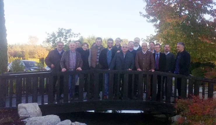 Integrantes de la Junta Directiva del CMD en Vilalba.