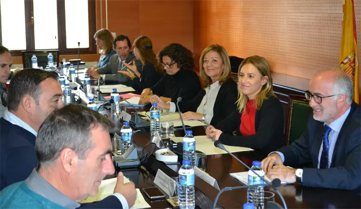 Reuni&oacute;n del consejo de administraci&oacute;n del Puerto de Vilagarc&iacute;a, el pasado 25 de noviembre.