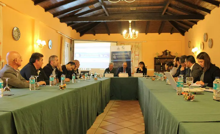 Participantes en la misi&oacute;n comercial inversa gala del sector de la pizarra promovida por la CEO.