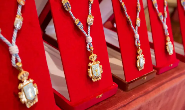 Medallas de los Premios Galicia Segura./C.PRIETO.