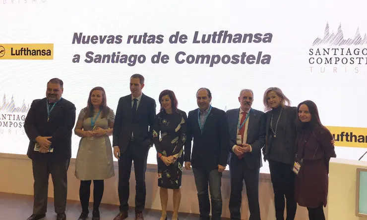 Presentaci&oacute;n en Fitur de las nuevas rutas de Lutfhansa a Lavacolla.