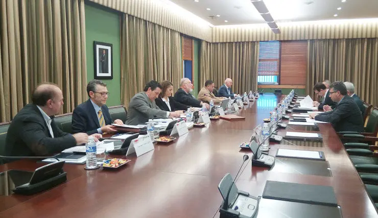 Reuni&oacute;n del Consejo de Administraci&oacute;n del Puerto de Vigo.