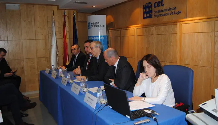 Jornada sobre las ayudas de la Conseller&iacute;a de Econom&iacute;a, Emprego e Industria en la sede de la CEL.
