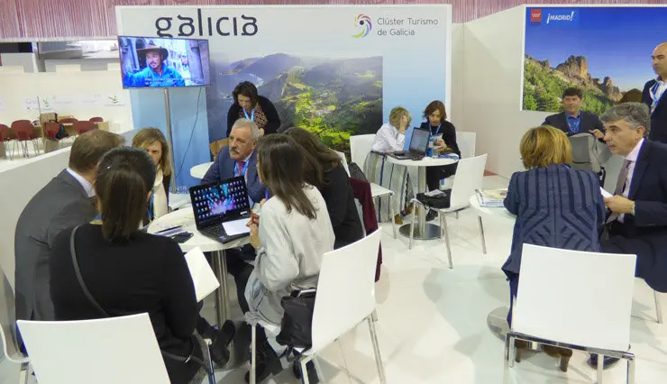 Stand del Cl&uacute;ster Turismo de Galicia en ITB Berl&iacute;n.