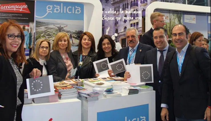 Delegaci&oacute;n gallega en la Feria de Turismo de Par&iacute;s.