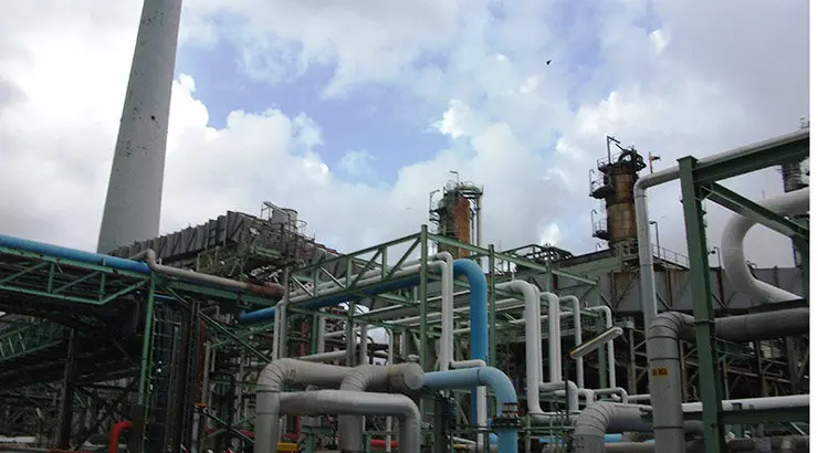 Refiner&iacute;a de Repsol en A Coru&ntilde;a.