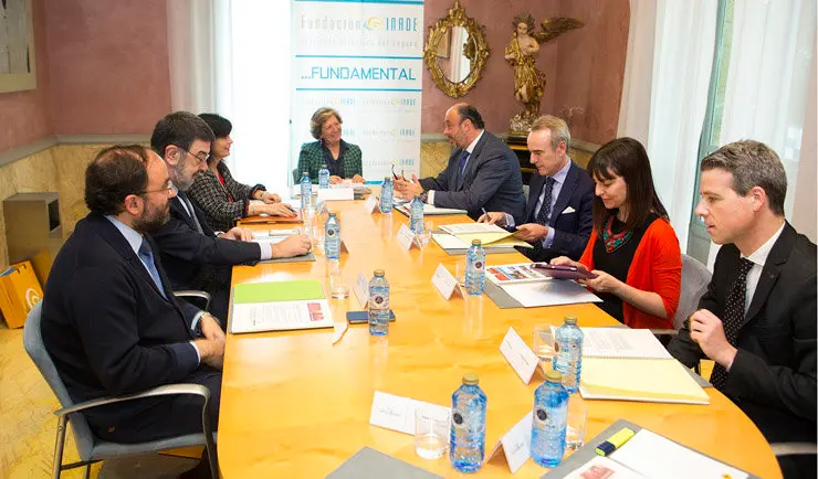 Reuni&oacute;n del jurado de los Premios Galicia Segura./C.PRIETO.