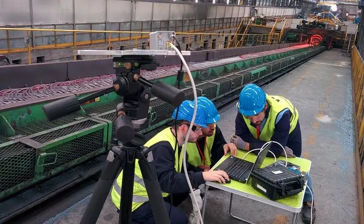 Aplicaci&oacute;n de sistemas as de visi&oacute;n artificial con im&aacute;genes t&eacute;rmicas en trenes de laminaci&oacute;n de CELSA ATL&Aacute;NTIC.