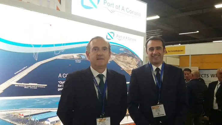 Delegaci&oacute;n de la Autoridad Portuaria de A Coru&ntilde;a en BreakBulk Europe.