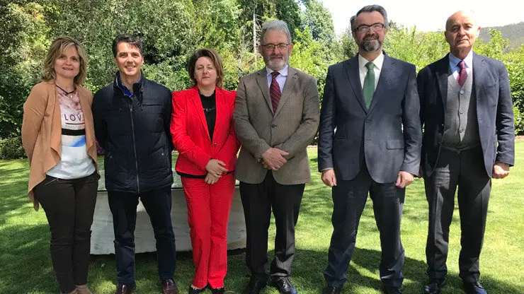 Xunta directiva da Asociaci&oacute;n de Balnearios de Galicia.