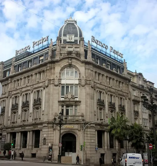 Oficina de Banco Pastor en Vigo.