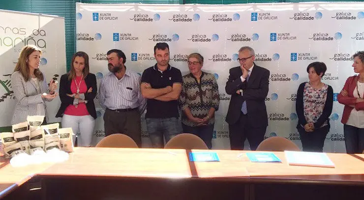 Entrega del sello Galicia Calidade a la cooperativa Terras da Mari&ntilde;a.