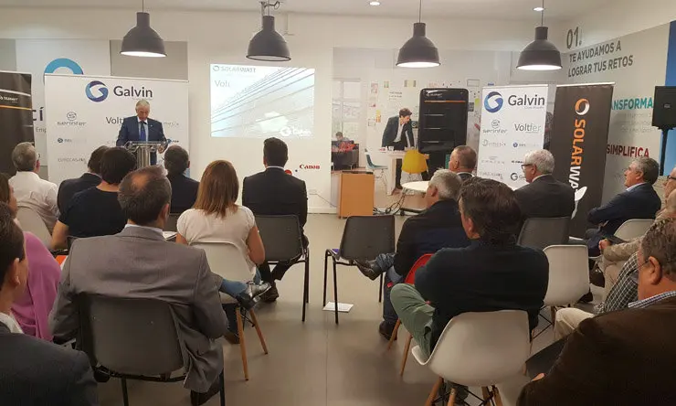 Presentaci&oacute;n en Vigo del acuerdo entre Voltfer y Solarwat.