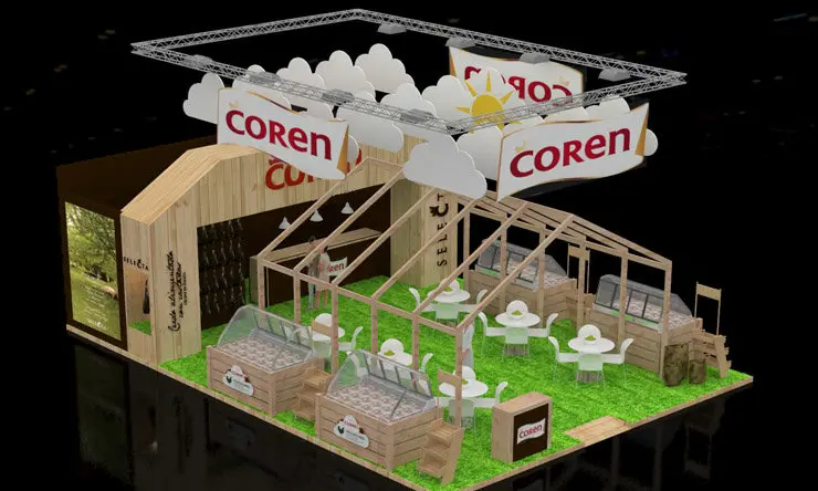 Stand que llevar&aacute; el Grupo Coren a Meat Attraction.