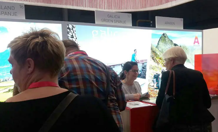 Stand de Galicia en la edici&oacute;n 2017 de Vakantiebeurs.