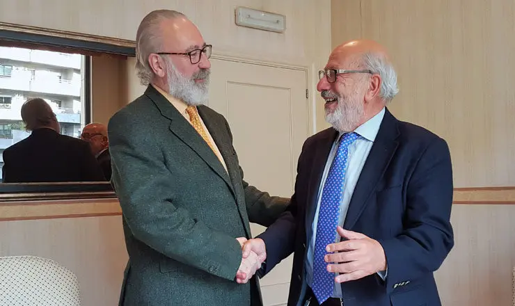 Mariano G&oacute;mez-Ulla releva a Seraf&iacute;n Oca&ntilde;a como presidente del C&iacute;rculo Financiero de Galicia.