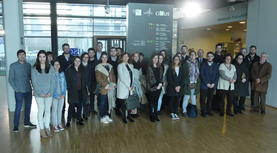 Asistentes a la jornada sobre "Desarrollo de negocio en el sector farma", organizada por Bioga en el CIMUS.