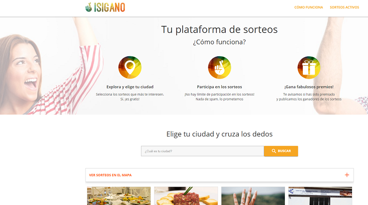 Web de isigano.com.