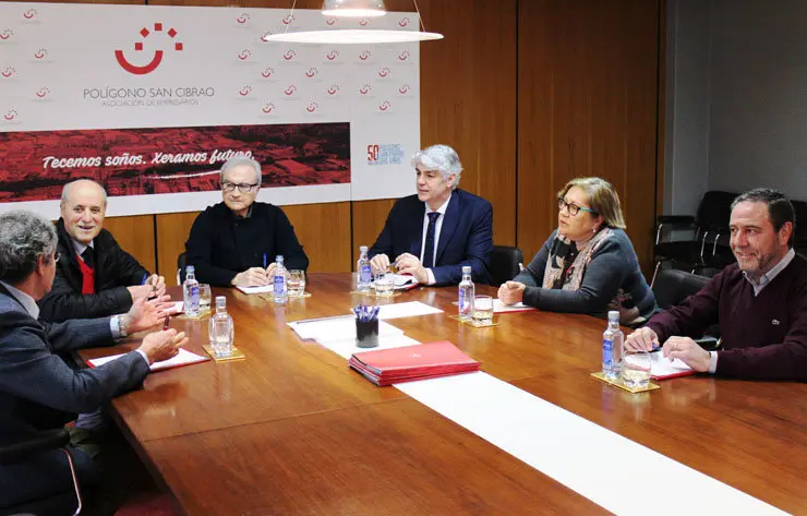 Reuni&oacute;n de la comisi&oacute;n de seguimiento sobre el enlace a la A-52 del pol&iacute;gono de San Cibrao.
