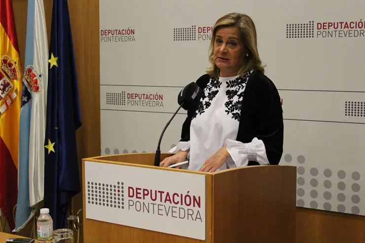 A presidenta da Deputaci&oacute;n de Pontevedra, Carmela Silva.