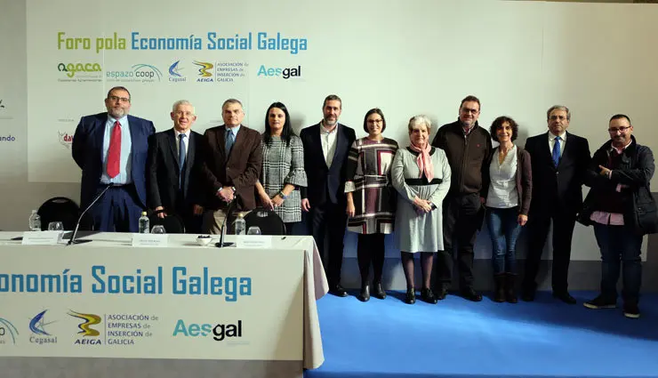 Acto de presentaci&oacute;n do Foro pola Econom&iacute;a Social Galega.