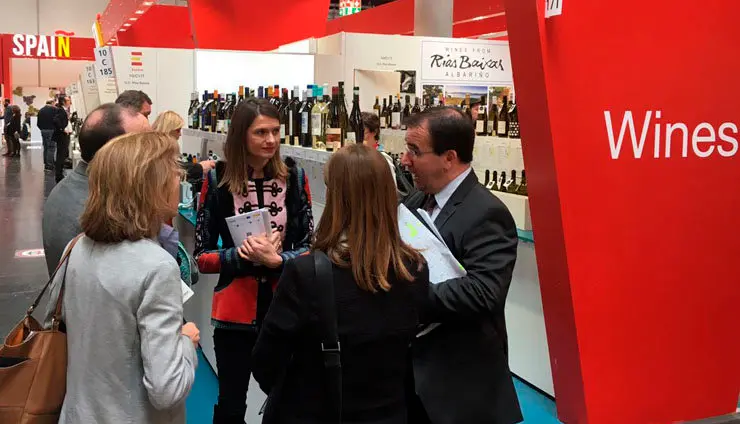 Stand de R&iacute;as Baixas en ProWein.