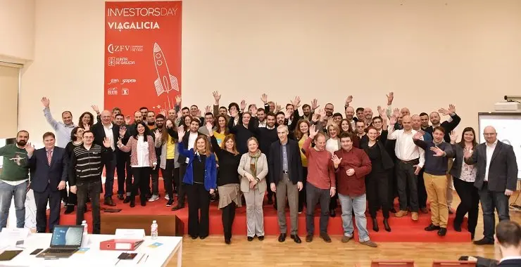 Emprendedores de la sede de Vigo de V&iacute;aGalicia, en su DemoDay.