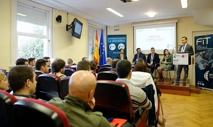 Un momento del Foro Industrial de Transformaci&oacute;n Digital celebrado por Asime.