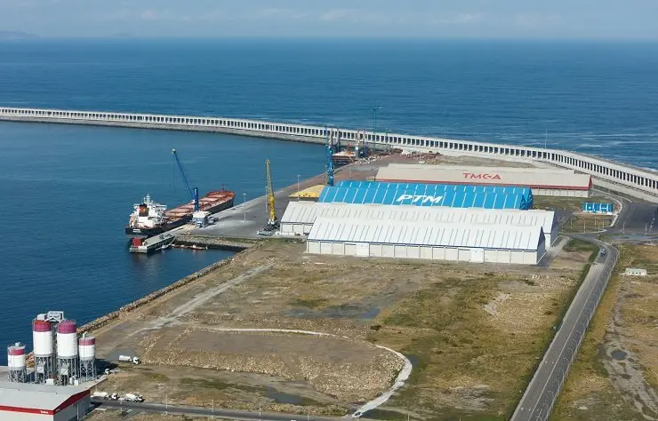 Muelle del Puerto Exterior de A Coru&ntilde;a.