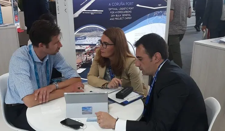 El Puerto de A Coru&ntilde;a acudi&oacute; a Breakbulk Europe a trav&eacute;s del stand de Puertos del Estado.