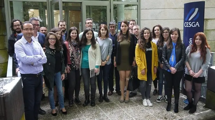 Asistentes al primero de los dos talleres sobre Industria 4.0 en el Cesga.