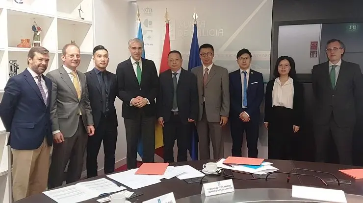 El conselleiro de Econom&iacute;a estuvo acompa&ntilde;ado por directivos del Igape en su reuni&oacute;n con los representantes de la provincia china de Zhejiang.