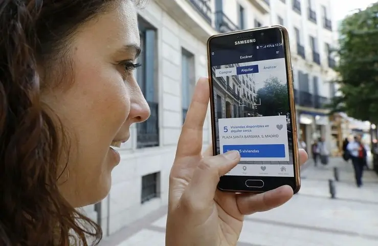 La nueva aplicaci&oacute;n para encontrar piso de BBVA.