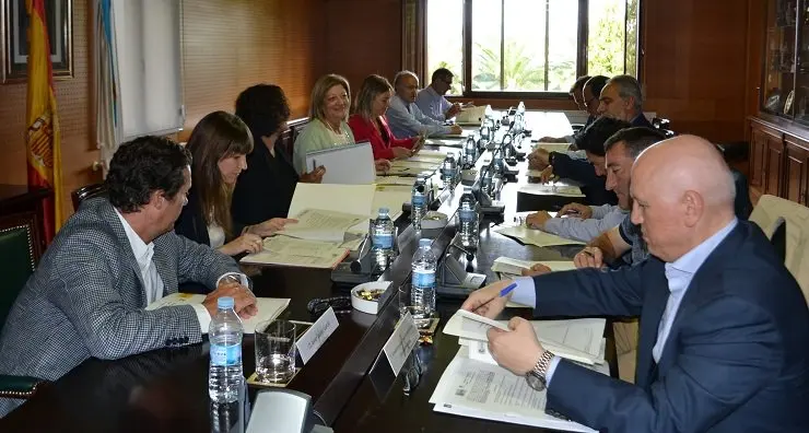 Reuni&oacute;n del consejo de administraci&oacute;n de la Autoridad Portuaria de Vilagarc&iacute;a.