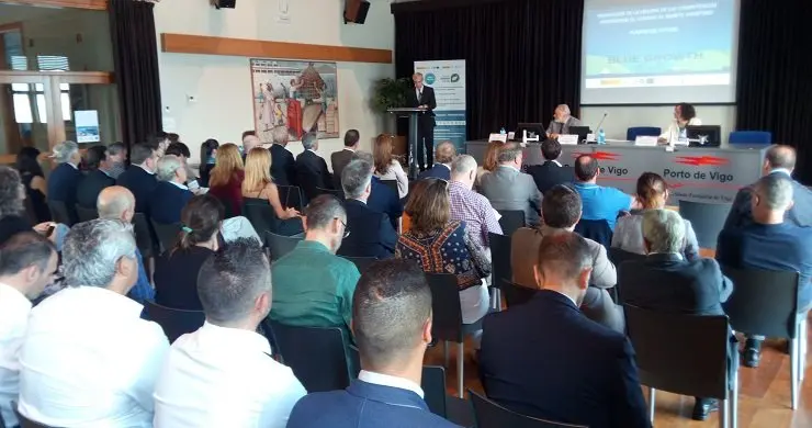Presentaci&oacute;n del simulador en la Autoridad Portuaria de Vigo.