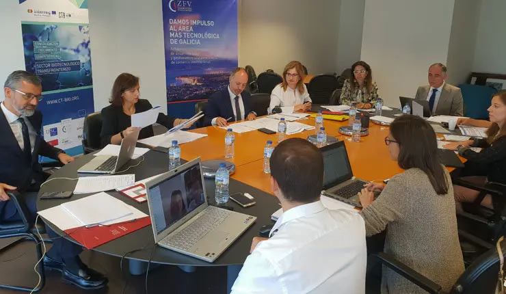 Representantes de las seis entidades socias del proyecto CT-Bio, en Porto do Molle.
