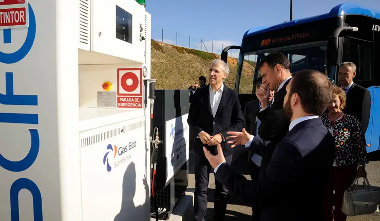 Inauguraci&oacute;n de las plantas de generaci&oacute;n y suministro de gas renovable en Bens, A Coru&ntilde;a./M.FUENTES.
